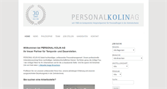 Desktop Screenshot of personal-kolin.ch